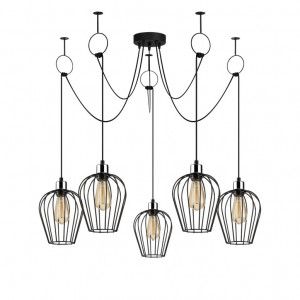 Lustra Tel - 6691 Negru - Img 2