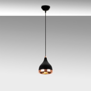 Lustra Yildo Negru 15x15x135 cm - Img 3