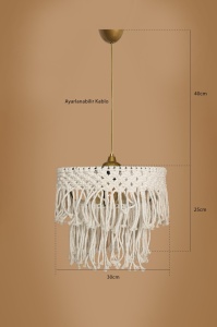 Lustra YL558 Crem 30x25x65 cm - Img 2