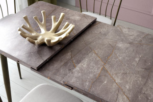 Masa Extensibila Model Damien, 120-150x70x75 cm, Mink - Img 2