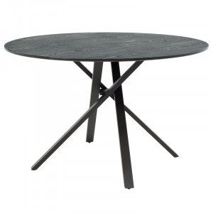 Masa Model Elaine, 120x120x75 cm, Negru