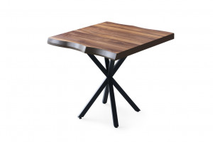 Masa Model Kellan, 80x80x75 cm, Nuc/Negru - Img 3