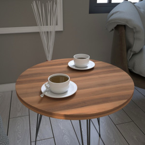 Masuta de Cafea Model Kellen, 40x40x44 cm, Nuc - Img 3