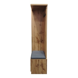 Mobilă hol Zomie, natural, 131x41.5x180.4 cm - Img 4