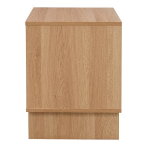 Noptiera Jenfia, cu 3 sertare, Natural, 48 x 39 x 50,5 cm - Img 5