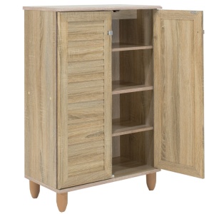 Pantofar cu capacitate 10 perechi, finisaj Sonoma, 60 × 34,5 × 91,5 cm - Img 6