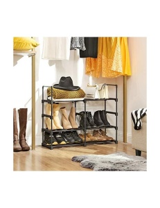 Pantofar, Songmics, Negru, LSA23BK, 45 x 30 x 106 cm - Img 4