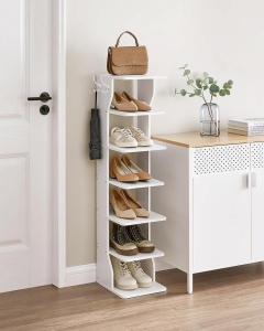 Pantofar, Vasagle, Alb, 26.4x30x110.4 cm - Img 1