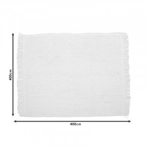 Parasolar Roof macrame negru 4x4m - Img 8