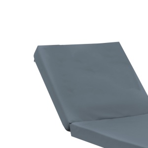 Perna penrtu sezlong, Model Sadie, culoare gri, textil, 65x185x15 cm - Img 7
