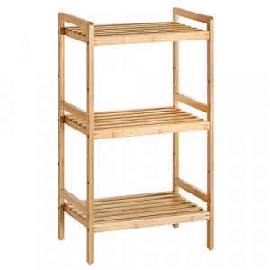 Raft baie, Songmics, Natural, 45x31.5x79.5 cm - Img 2