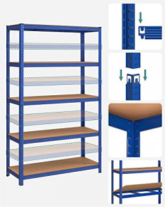 Raft Metalic Model Robin, Albastru, 200x120x60 cm - Img 6