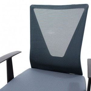 Scaun Birou Ghost Negru - Gri - Img 6