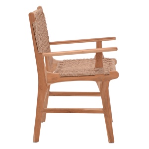 Scaun cu Brate Model Sponze, Natur, 54x60x86 cm - Img 3