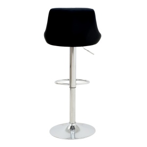 Scaun de bar Boronez V1, negru, 47x49x112 cm - Img 6