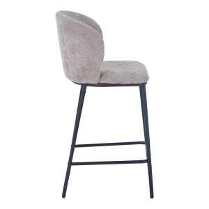 Scaun de bar Karg, bej, 49x46x93 cm - Img 3