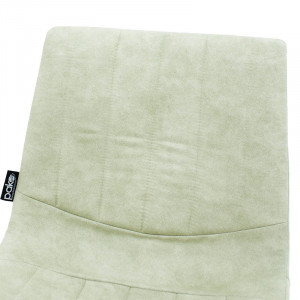 Scaun de bar Model Desirable, Negru/Gri deschis, 44x55x97 cm - Img 5