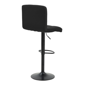Scaun de bar Remina, negru, 44x44x112 cm - Img 2