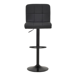 Scaun de bar Remina V1, negru, 44x44x112 cm - Img 5