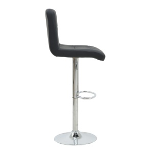 Scaun de bar Remina V2, negru, 44x44x112 cm - Img 4