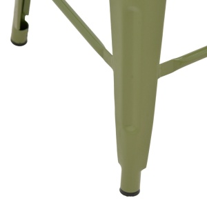 Scaun de bar Utopia, verde închis, 42x42x86 cm - Img 6
