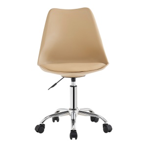 Scaun de birou Gaston II, cappuccino, 48x57x77-90 cm - Img 4