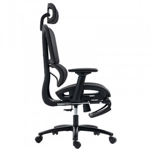 Scaun de birou manager cu suport pentru picioare Verdant Premium Quality plasa negru - Img 4