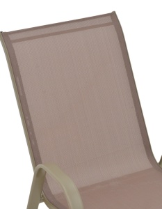 Scaun de Gradina Model Calan, Champagne, 55x75x90 cm - Img 6
