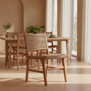 Scaun de Gradina Sponze, natur, 50x58.5x85 cm - Img 2