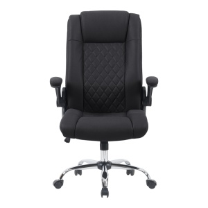Scaun directorial Kesla, negru, 65x65x113-121 cm - Img 6