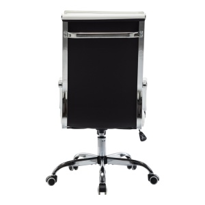 Scaun directorial Mavel, alb, 55x62x100-110 cm - Img 6