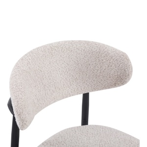 Scaun Folegio, crem/negru, 50x57x79.5 cm - Img 5