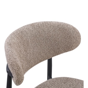 Scaun Folegio, gri/negru, 50x57x79.5 cm - Img 5