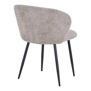 Scaun Karg, bej/negru, 57x62x80 cm - Img 2