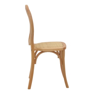 Scaun Model Camil, Natur, 45x50x94 cm - Img 3