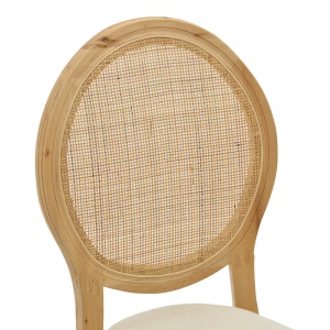 Scaun Model Canco, Natur, 50x55x98 cm - Img 6