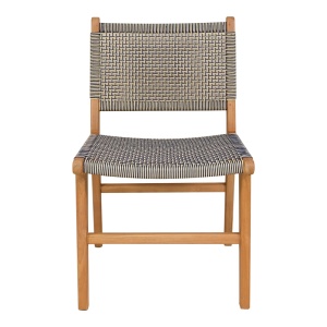 Scaun Model Darien, Natur/Negru/Crem, 52x62x86 cm - Img 4