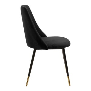 Scaun Model Giselle, Negru, 51x52x82 cm - Img 3