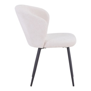 Scaun Model Karg, Alb/Negru, 57x62x80 cm - Img 3