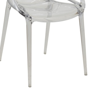 Scaun Model Ramsei, Transparent, 55x53x84 cm - Img 5