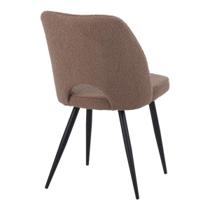 Scaun Model Renish, Cappuccino/Negru, 49x67x91 cm - Img 2
