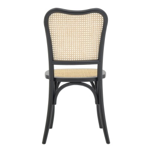Scaun Model Zozele, Natur/Negru, 45x51x88 cm - Img 5