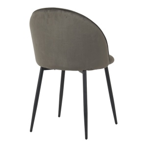 Scaun Perch, negru/antracit, 50x43x82 cm - Img 2