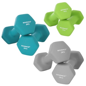 Set 6 gantere Songmics Negru 38.5x35.5x14.5 cm - Img 4