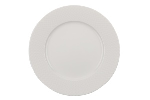 Set farfurii servire, 24 bucati Villa-Servisa Alb 22x22x2 cm - Img 6