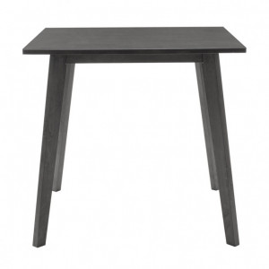 Set Masa si Scaune Benson-Orlean 5 Piese Gri Rustic 80x80x75 cm - Img 4