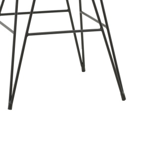 Set Masa si Scaune de Gradina, 3 Piese, Model Naoki, Natural/Negru, 80x80x78 cm - Img 10