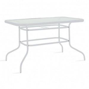 Set Masa si Scaune Gradina Valor-Calan 5 Piese Alb - Browm - Img 3