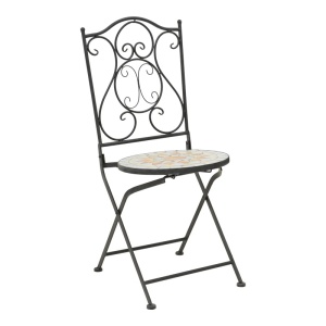 Set masă și scaune Sellis, 3 piese, negru - Img 3