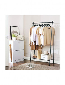 Suport pentru umerase, Songmics, Negru, HSR23BK, 92 x 33 x 153 cm - Img 2